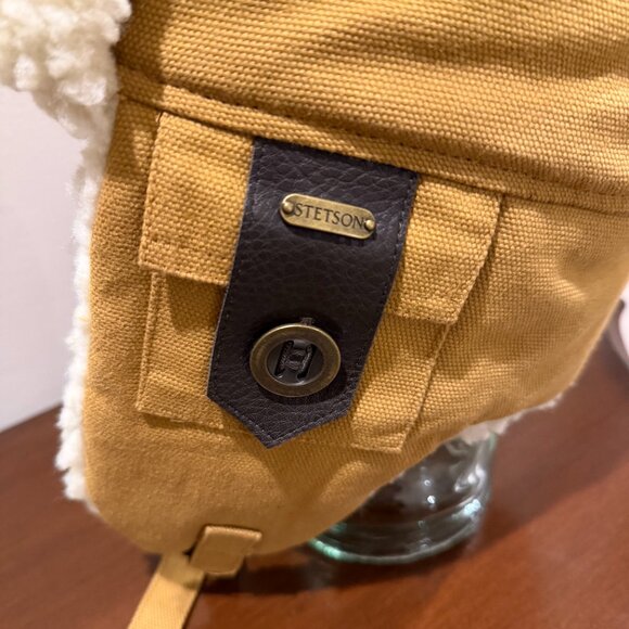 STETSON men's faux fur sherpa trapper hat (XL) - Picture 6 of 7